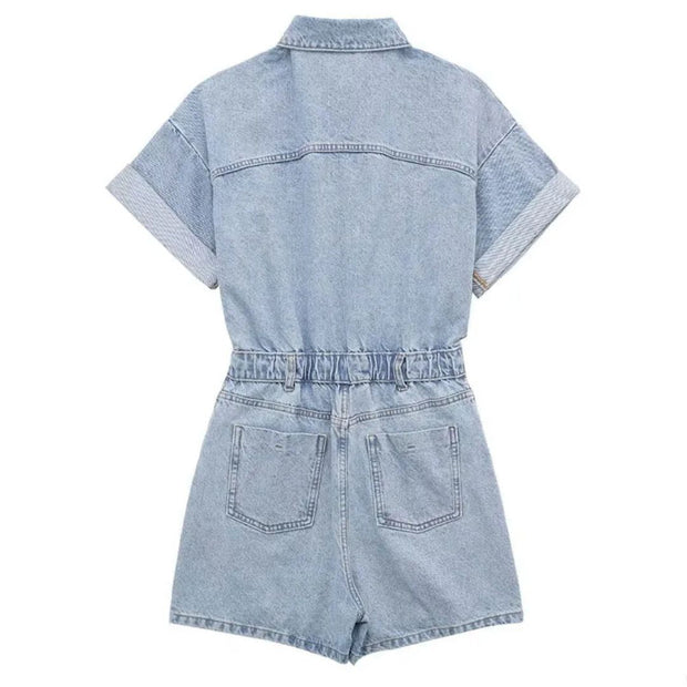 WW | Slimfit & Sexy denim jumpsuit