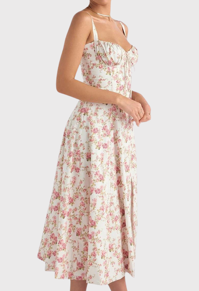 WW | Midi Bustier Korsett Sommerkleid