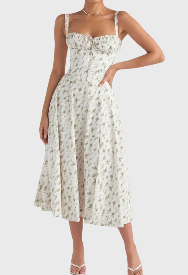 WW | Midi Bustier Korsett Sommerkleid