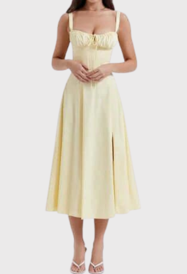 WW | Midi Bustier Korsett Sommerkleid