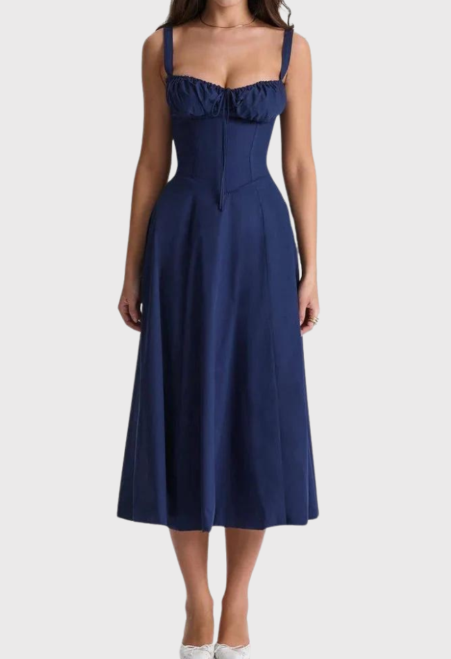 WW | Midi Bustier Korsett Sommerkleid
