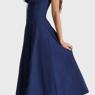 Carmea™ Florales Bustierkleid mit Taillenformung