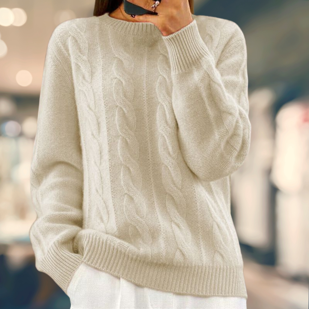 W&W Mode | Kabelgestrickter Pullover