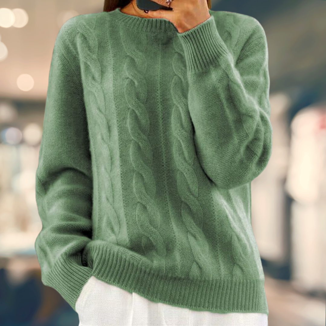 W&W Mode | Kabelgestrickter Pullover