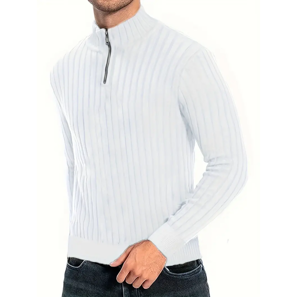 WW | Pullover für Herren mit Halbzipper und Langen Ärmeln