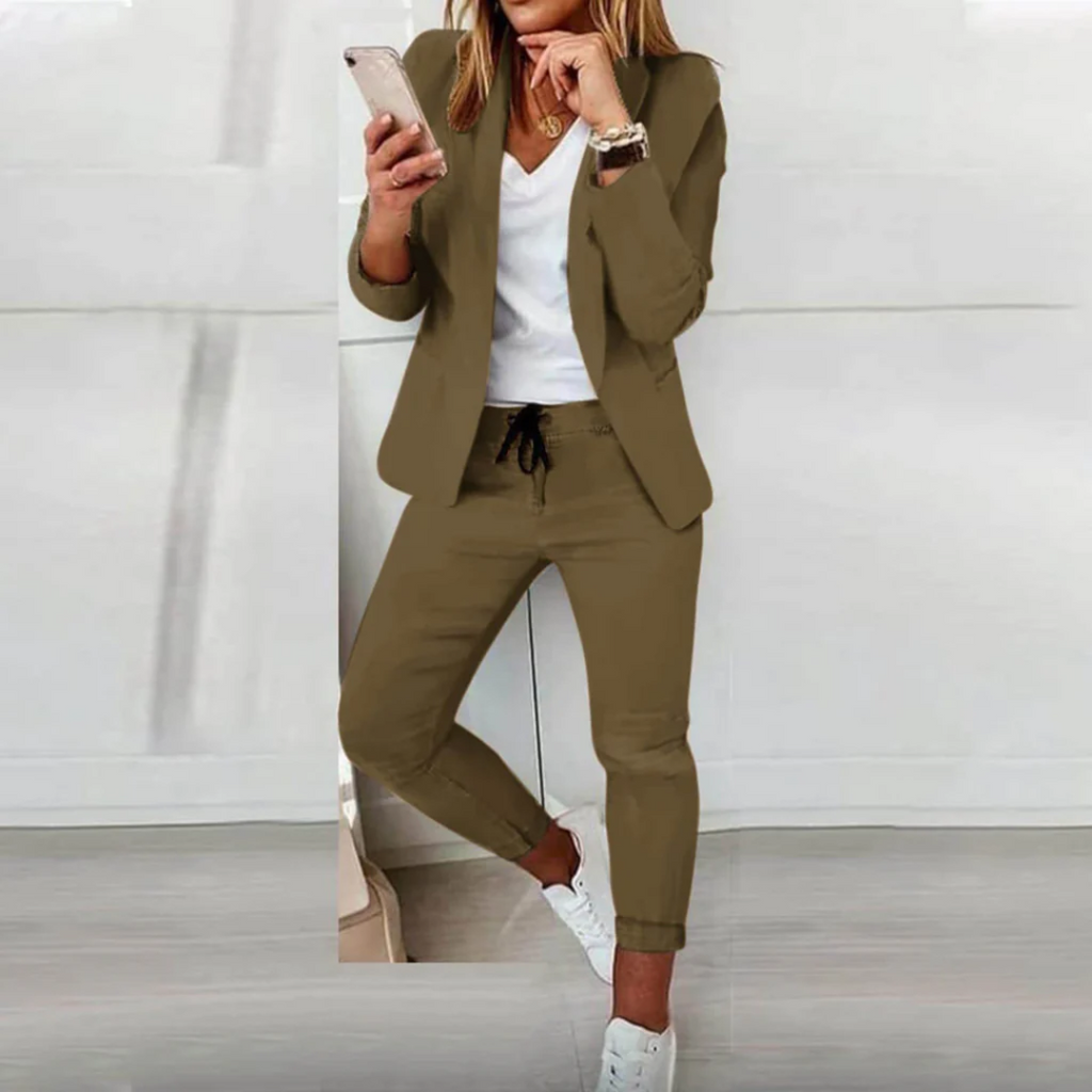 WW | Blazer Zweiteilig Für Frauen Stylisch