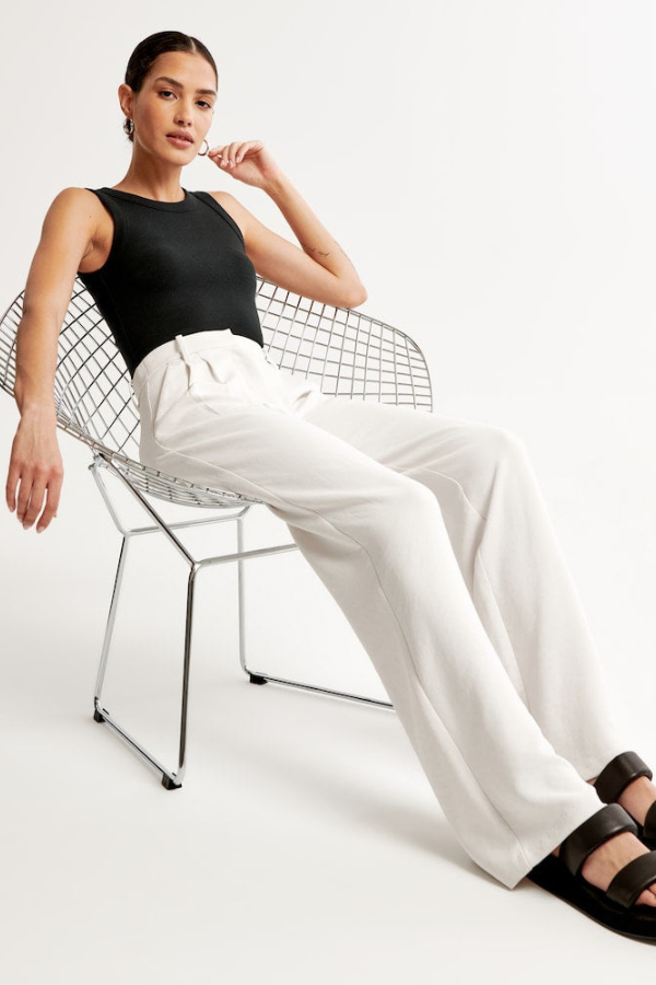 Hose mit weitem Bein | Vielseitige Eleganz