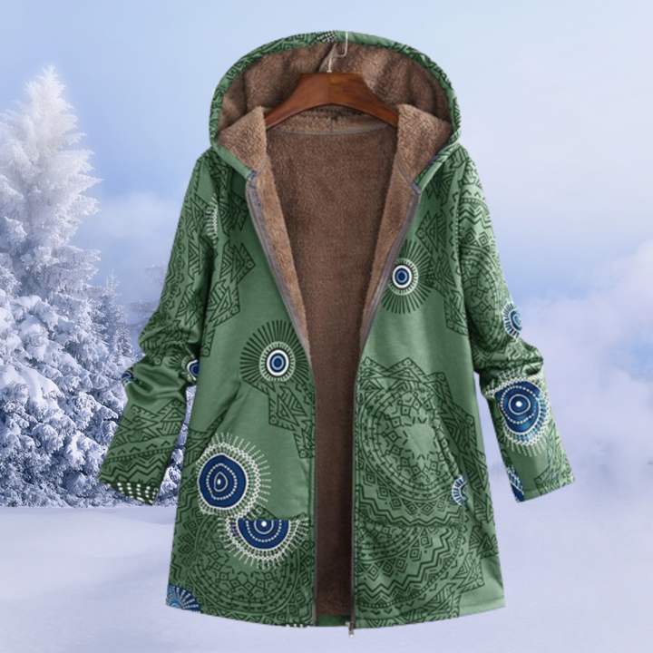 Damen Winterjacke aus Baumwoll-Polyester-Mix