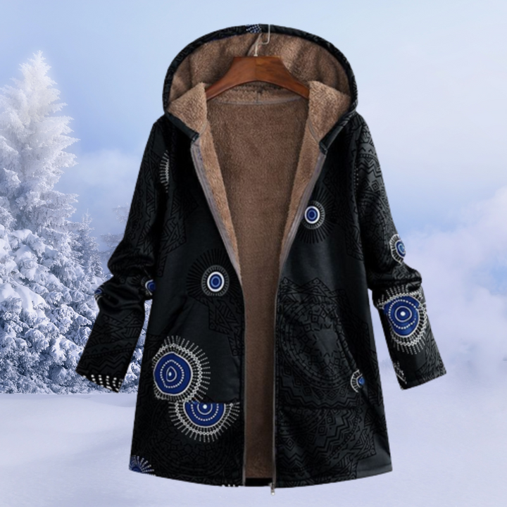 Damen Winterjacke aus Baumwoll-Polyester-Mix