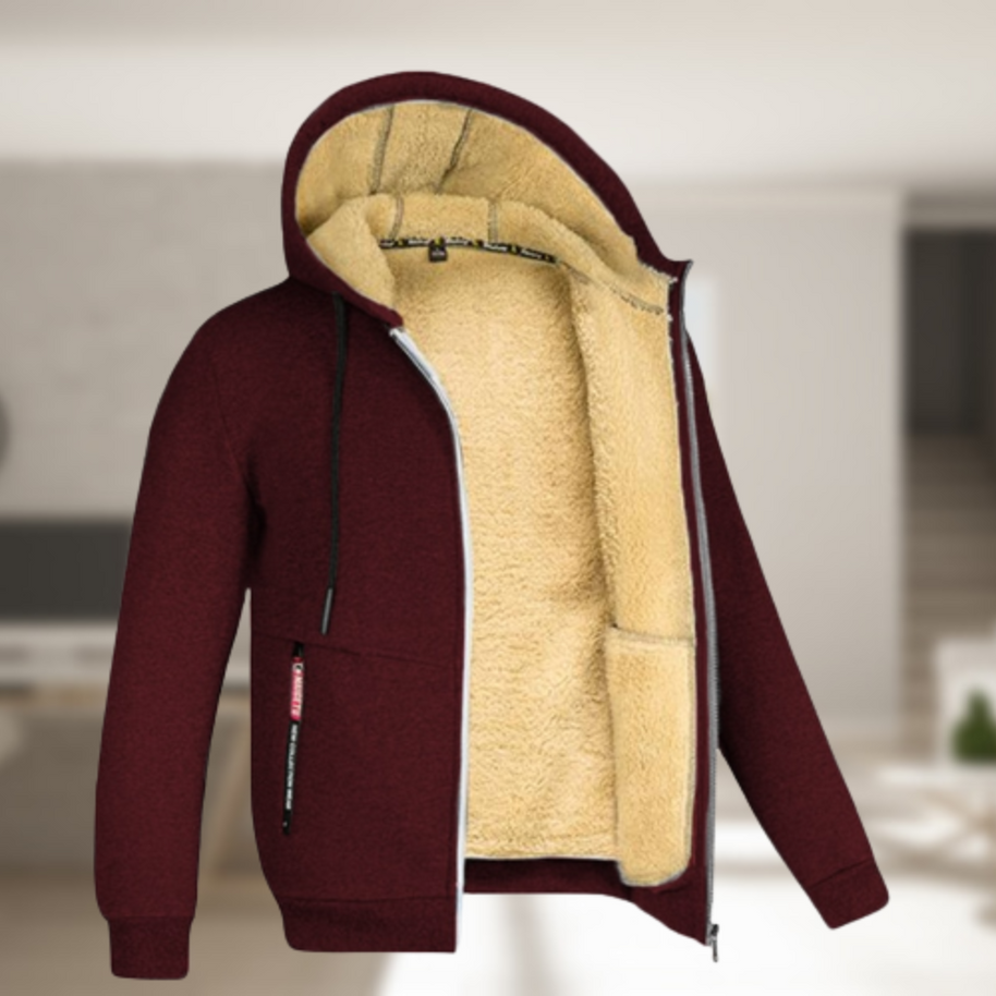 WW | Lässige Herren Winterjacke mit Kapuze und Fleece
