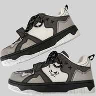 WW - Sneakers - Jahrgang - Graffiti Niedrig-Top-Plattform