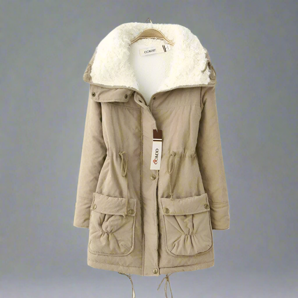 W&W Mode | Warme Baumwoll Winterjacke damen Mit Kapuze