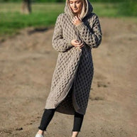 W&W Lange Strickjacke