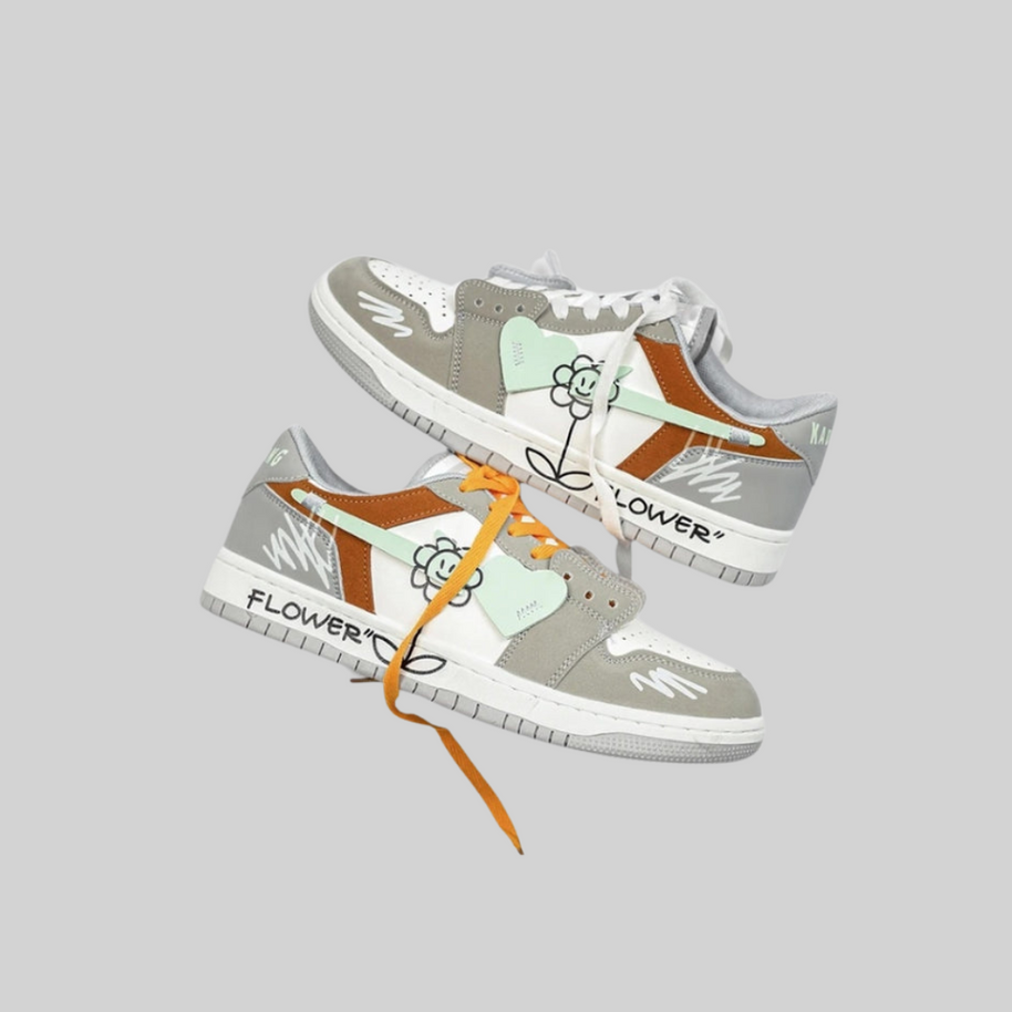 WW - Sneakers - Schick - Atmungsaktiv Hip-Hop Punk Graffiti