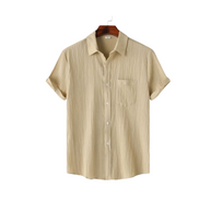 WW Geld Sommer Hemd - Lässig - Nahtloses Design Dehnbarer Stoff