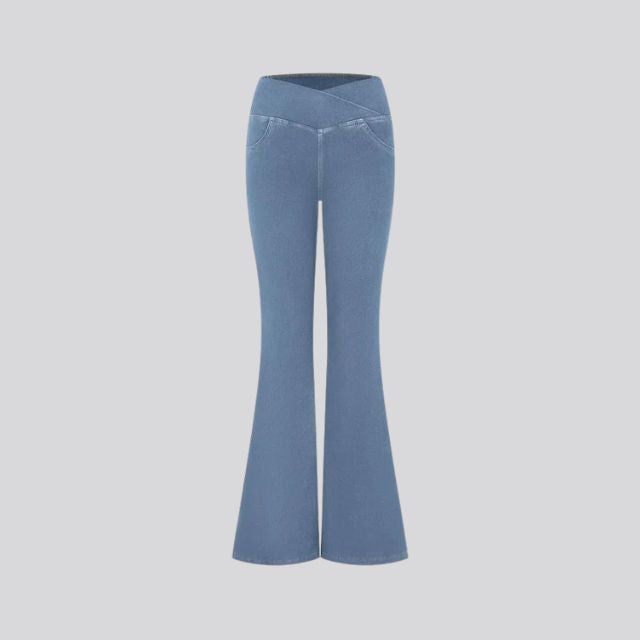 W&W Mode | Hoch taillierte Flare-Leggings
