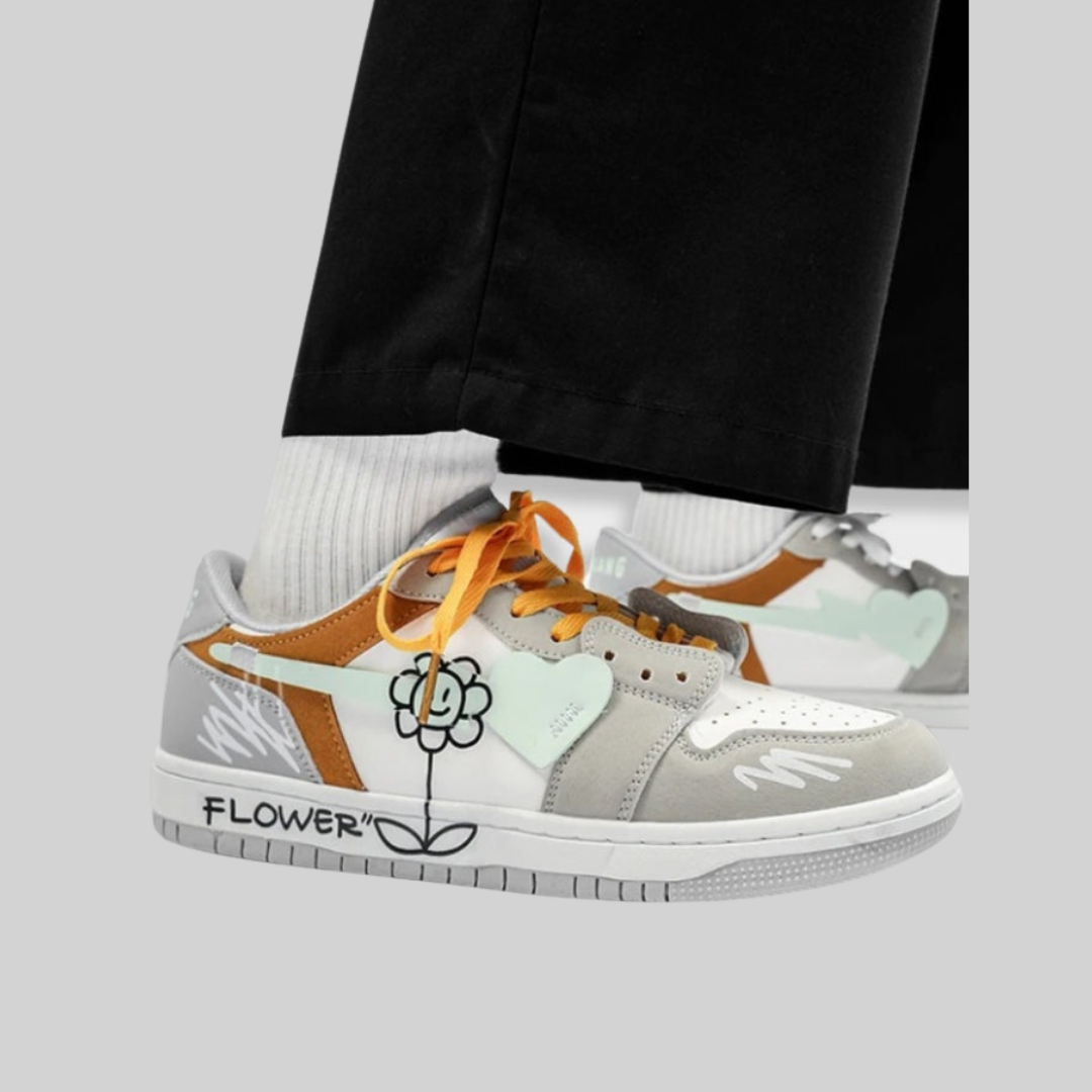 WW - Sneakers - Schick - Atmungsaktiv Hip-Hop Punk Graffiti