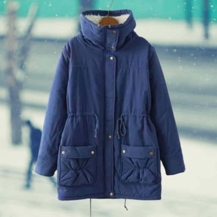 W&W Mode | Warme Baumwoll Winterjacke damen Mit Kapuze