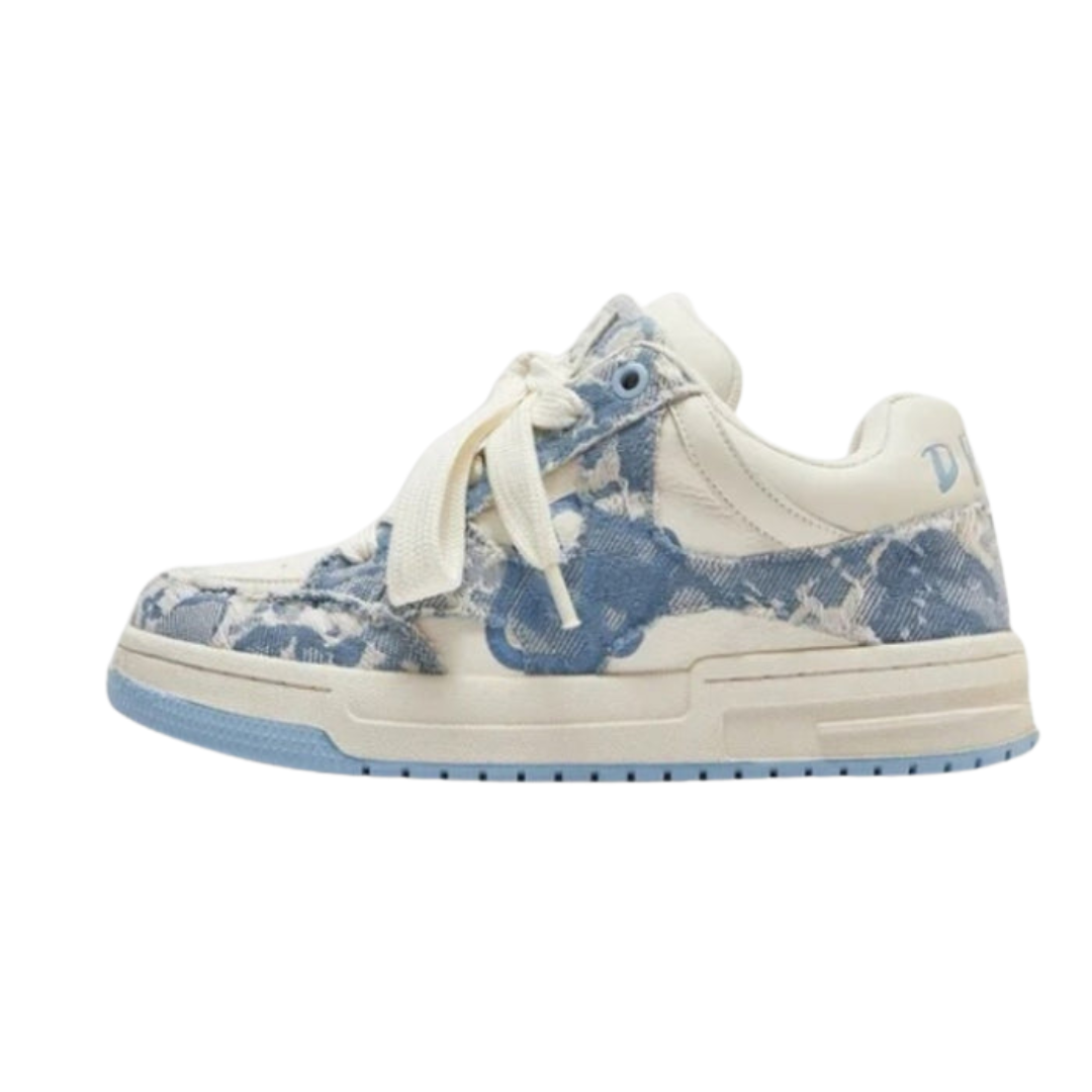 W&W Mode Sneakers - Casual - Retro Kreuz Graffiti