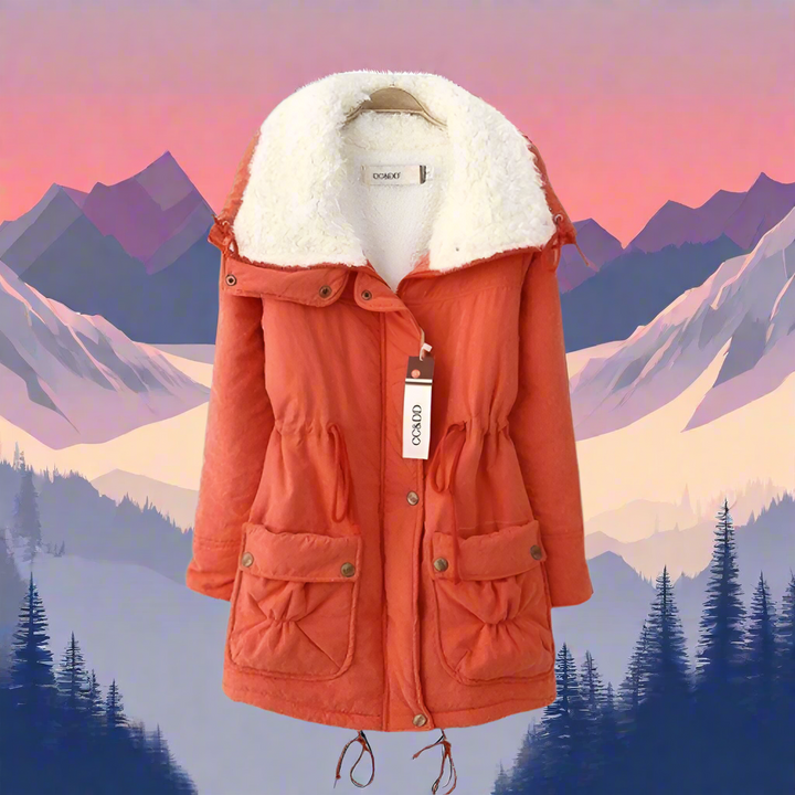 W&W Mode | Warme Baumwoll Winterjacke damen Mit Kapuze