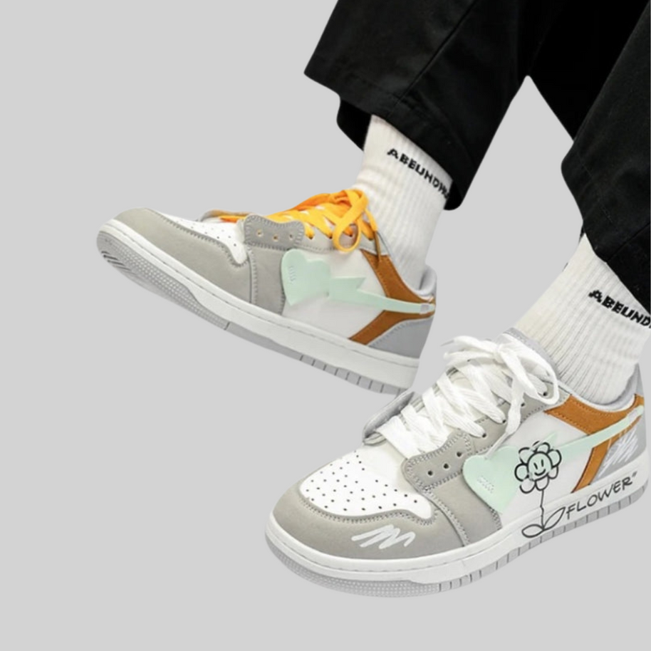 WW - Sneakers - Schick - Atmungsaktiv Hip-Hop Punk Graffiti