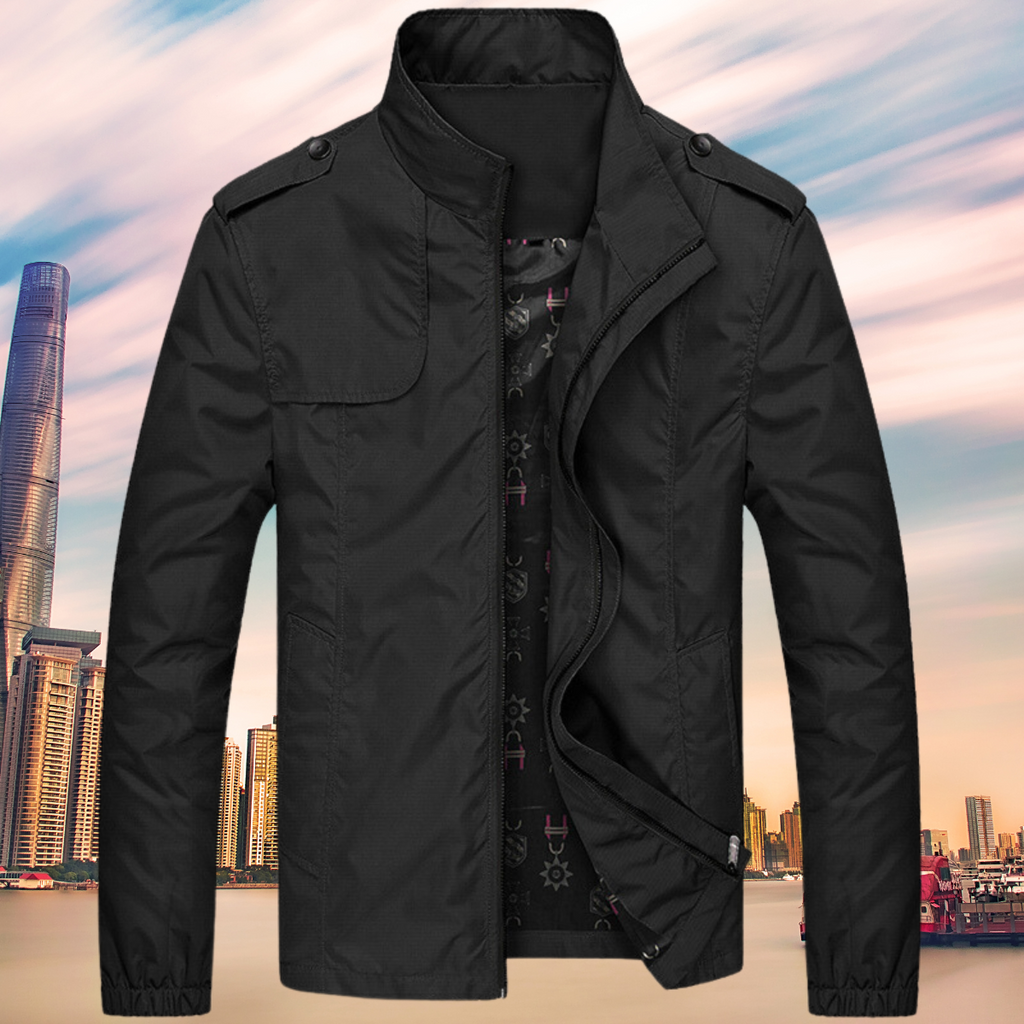 WW | Modische, Wasser Und Winddichte Herrenjacke Mit Kragen