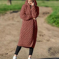 W&W Lange Strickjacke