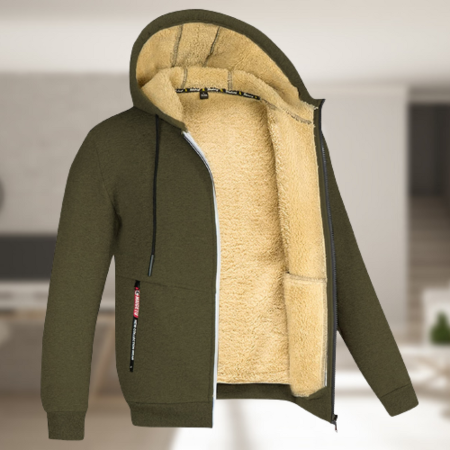 WW | Lässige Herren Winterjacke mit Kapuze und Fleece