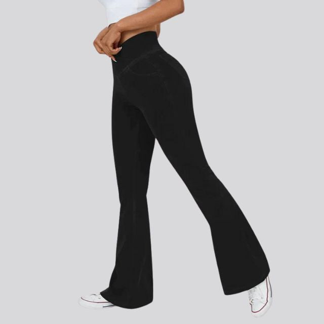 W&W Mode | Hoch taillierte Flare-Leggings
