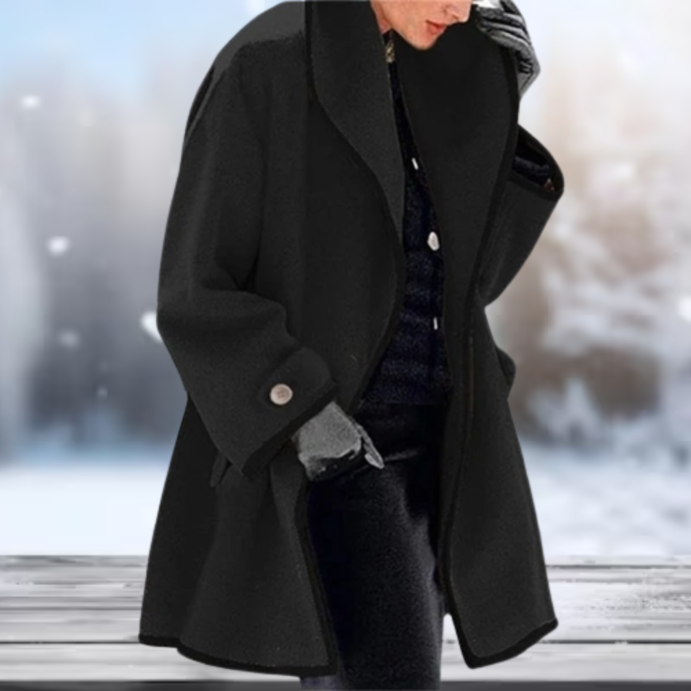 WW | Doppelt Breiter Kragen Trenchcoat Für Frauen
