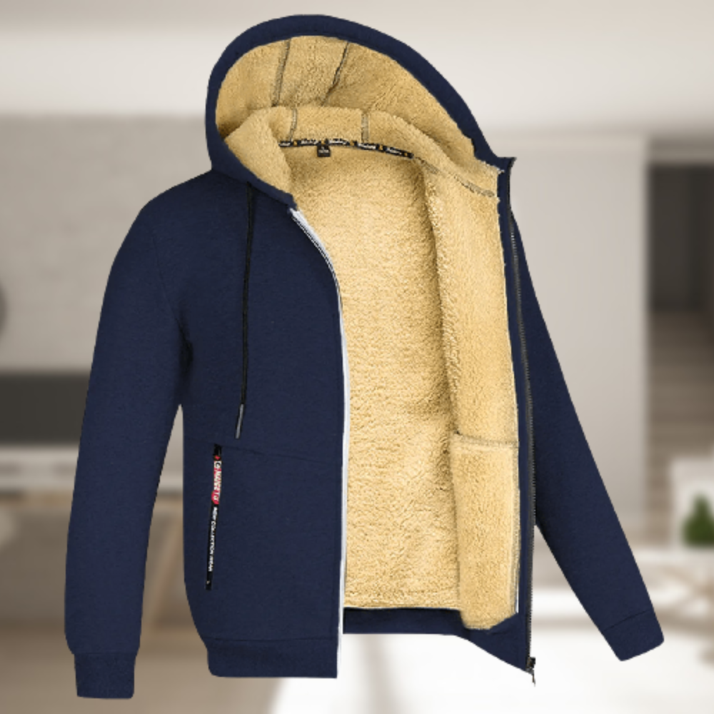 WW | Lässige Herren Winterjacke mit Kapuze und Fleece
