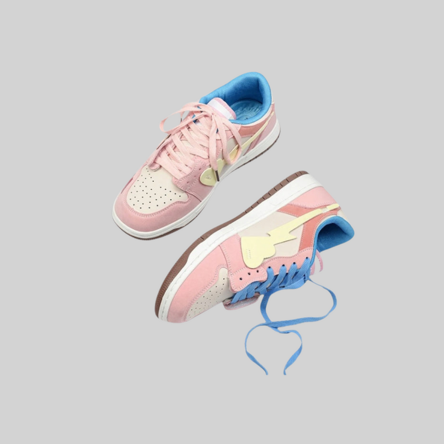 WW - Sneakers - Schick - Atmungsaktiv Hip-Hop Punk Graffiti