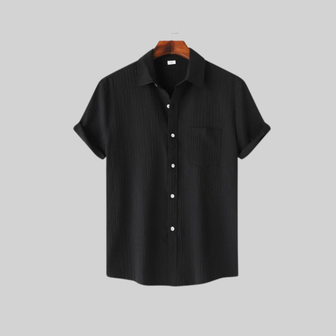 WW Geld Sommer Hemd - Lässig - Nahtloses Design Dehnbarer Stoff