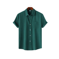 WW Geld Sommerhemd – Lässig – Kurzarm