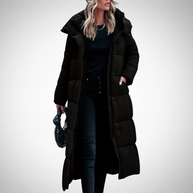 WW | Marie Stylische Lange Decken Puffa Jacke Für Frauen