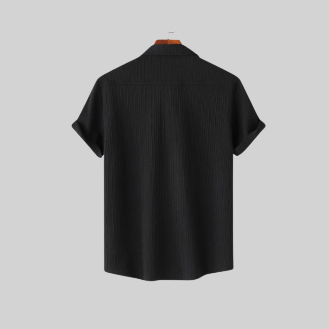 WW Geld Sommer Hemd - Lässig - Nahtloses Design Dehnbarer Stoff