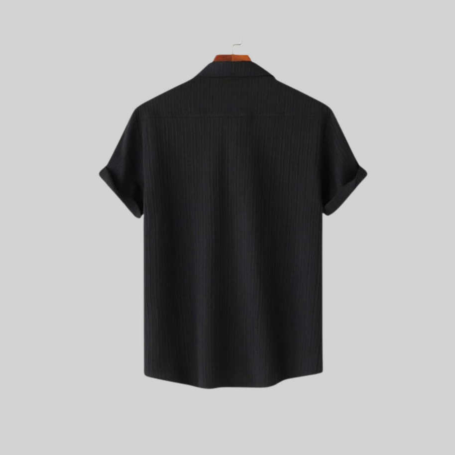 WW Geld Sommer Hemd - Lässig - Nahtloses Design Dehnbarer Stoff