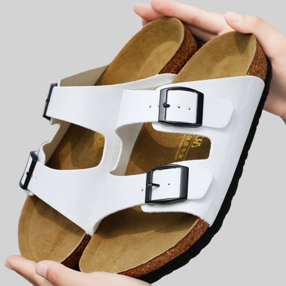 WW Geld Sommer Pantoffeln - Lässig - Klassische Schnalle