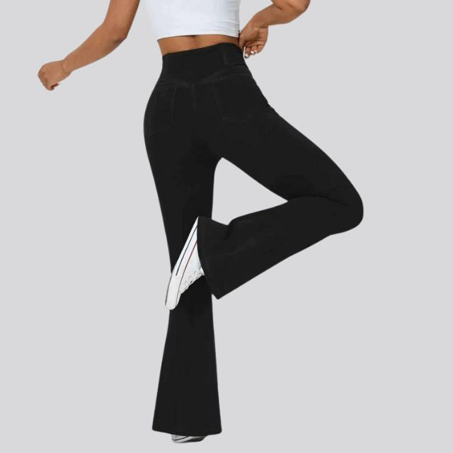 W&W Mode | Hoch taillierte Flare-Leggings