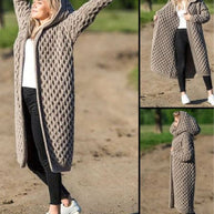 W&W Lange Strickjacke