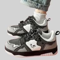 WW - Sneakers - Jahrgang - Graffiti Niedrig-Top-Plattform