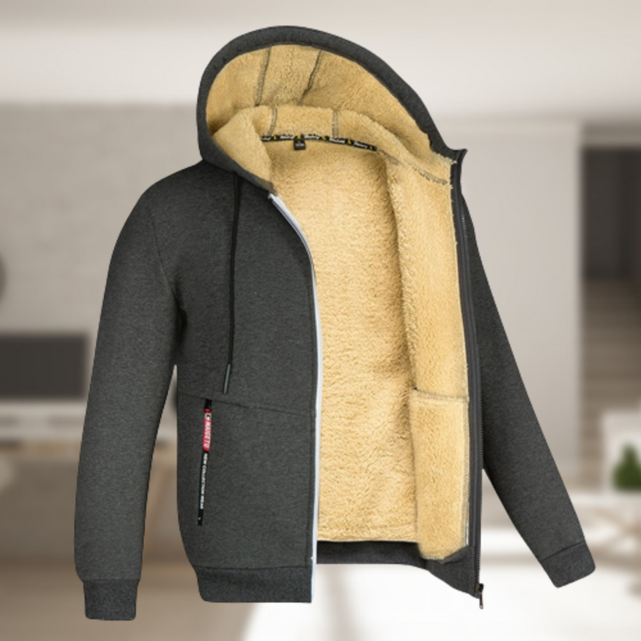 WW | Lässige Herren Winterjacke mit Kapuze und Fleece