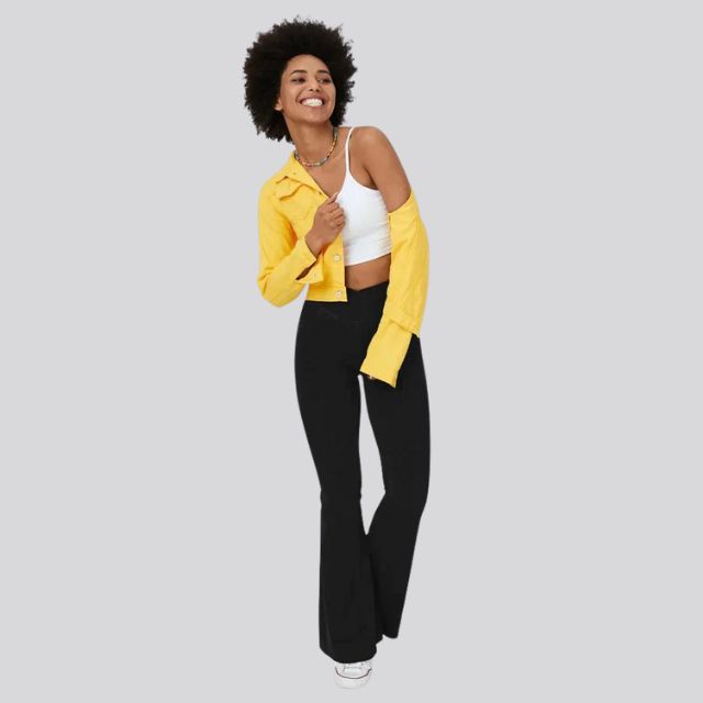W&W Mode | Hoch taillierte Flare-Leggings