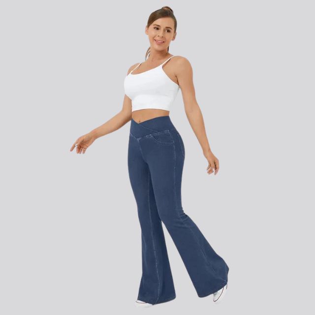 W&W Mode | Hoch taillierte Flare-Leggings