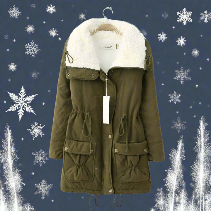 W&W Mode | Warme Baumwoll Winterjacke damen Mit Kapuze