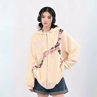 WW | Oversized Damen Hoodie Mit Print | Bequemer Streetwear Pullover