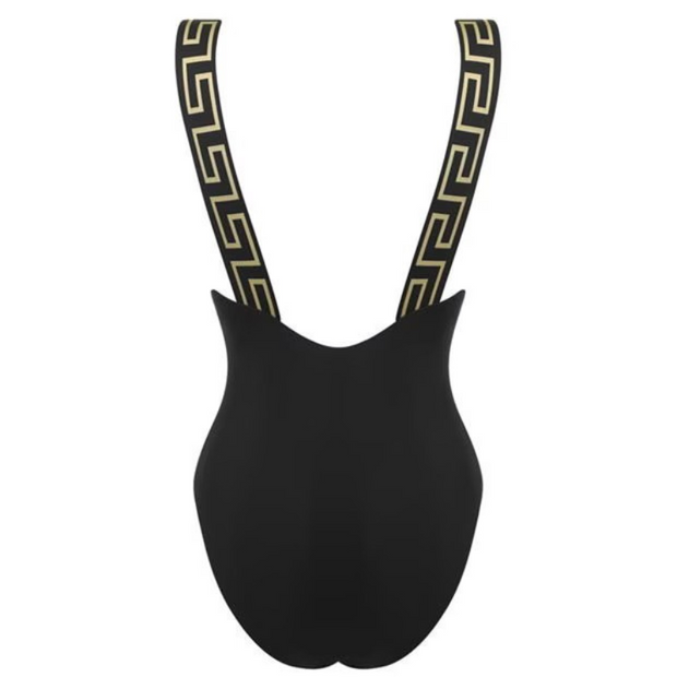 WW | Greca Kay Badeanzug Stilvolles Schwarzes Einteiliges Badebekleidung