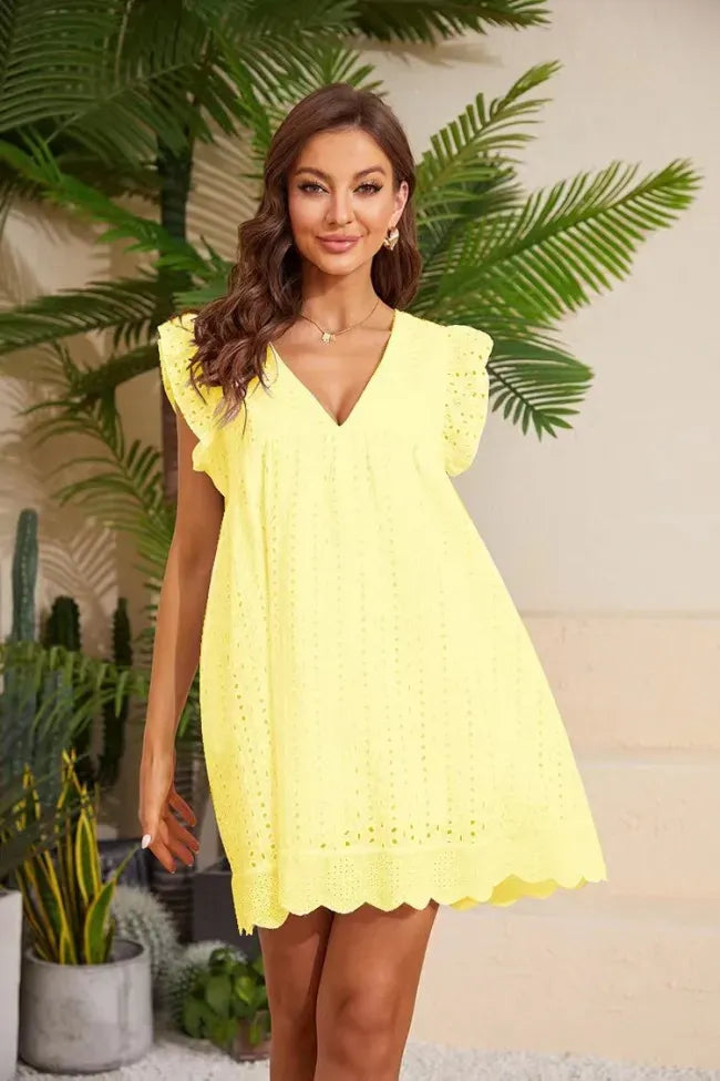 W&W Mode - Besticktes Sommerkleid
