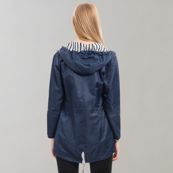 lange regenjacke für damen