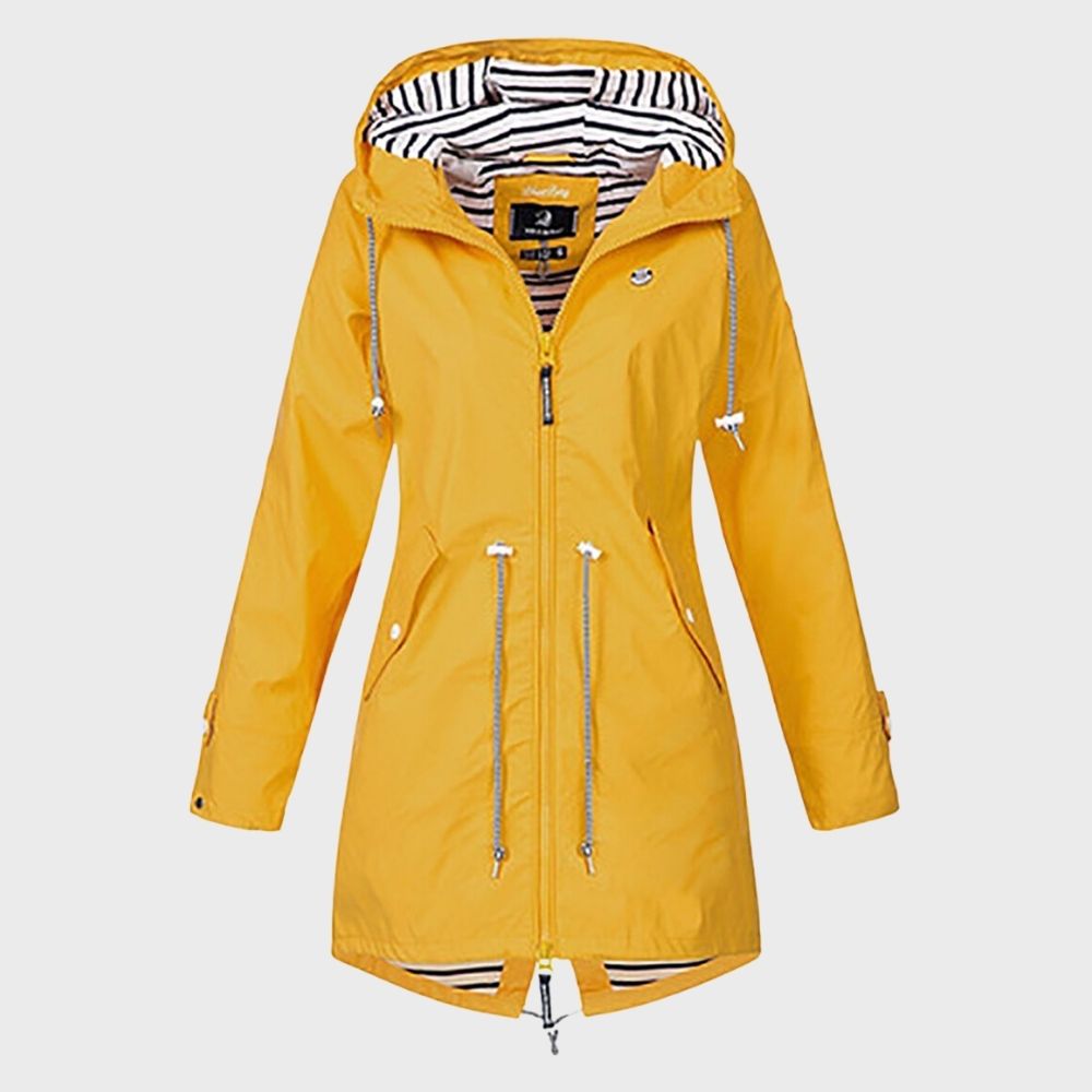 lange regenjacke für damen